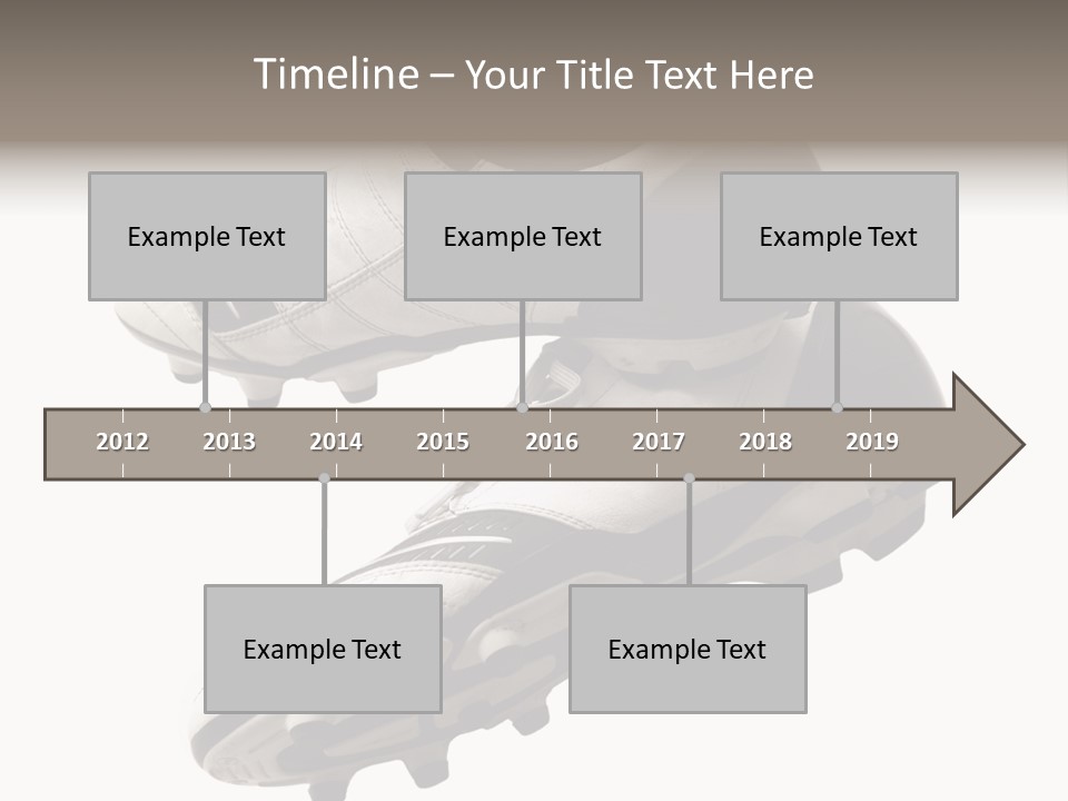 Competition Product Shoelace PowerPoint Template