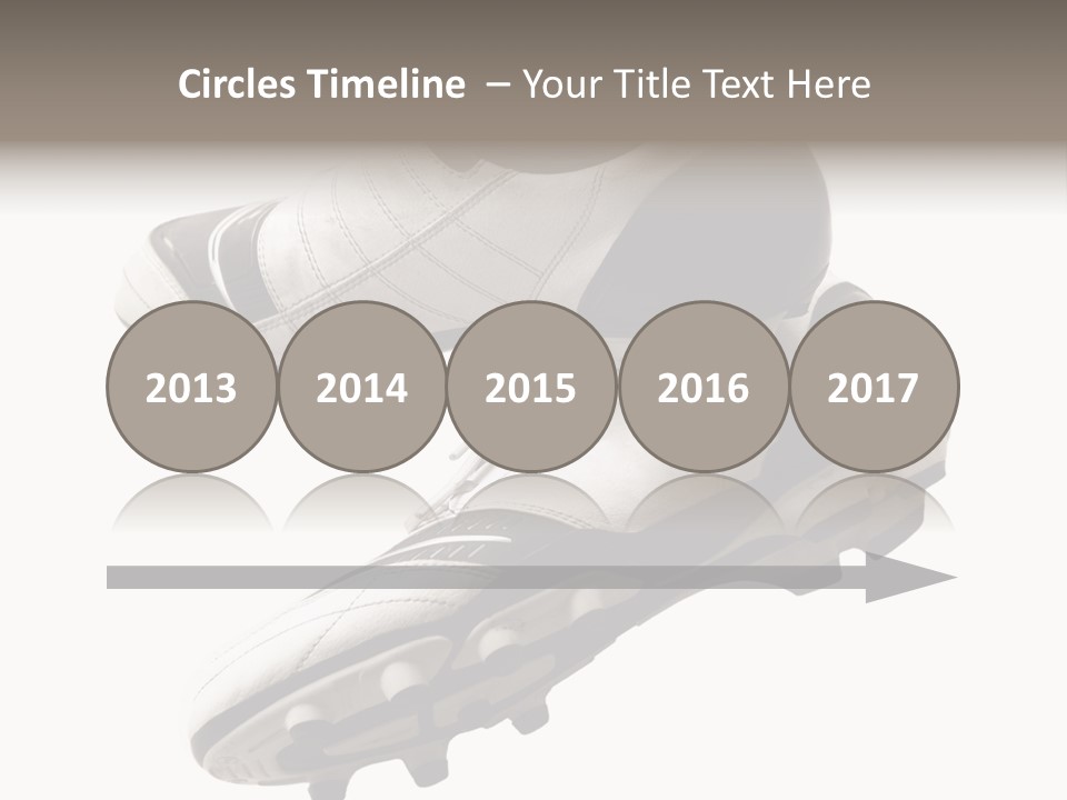 Competition Product Shoelace PowerPoint Template