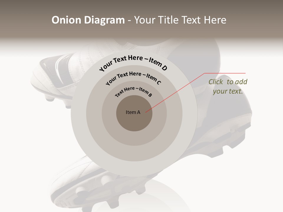 Competition Product Shoelace PowerPoint Template