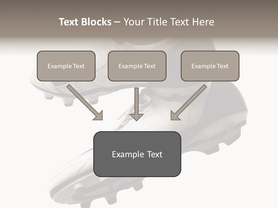 Competition Product Shoelace PowerPoint Template