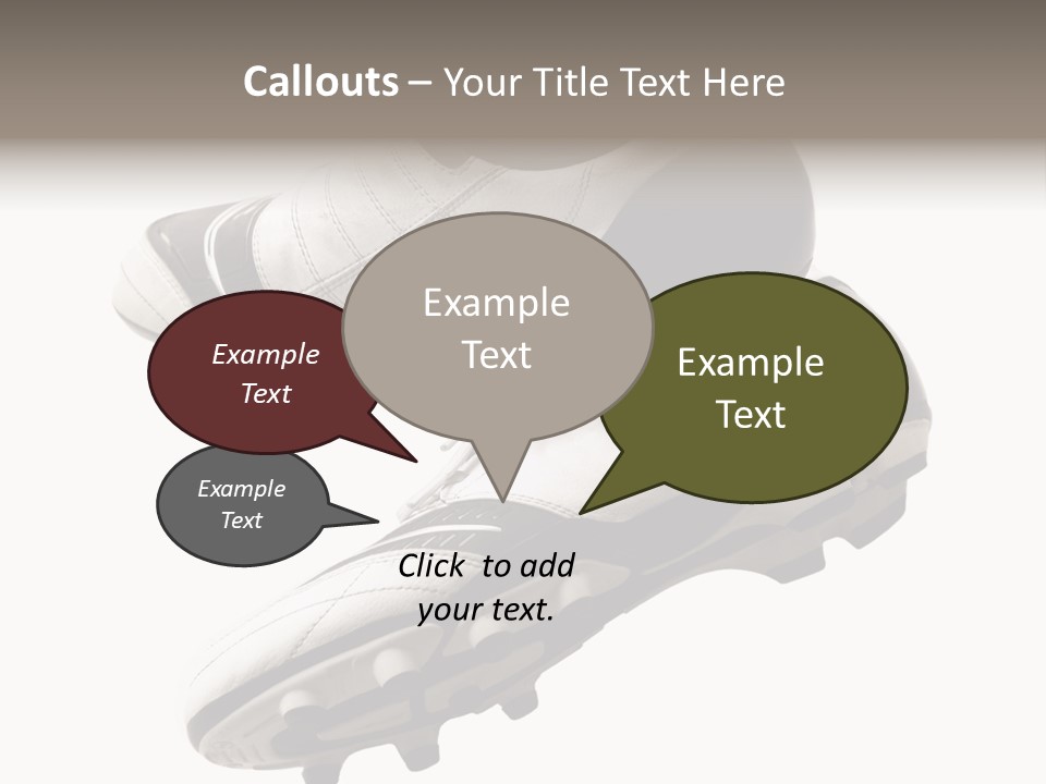 Competition Product Shoelace PowerPoint Template