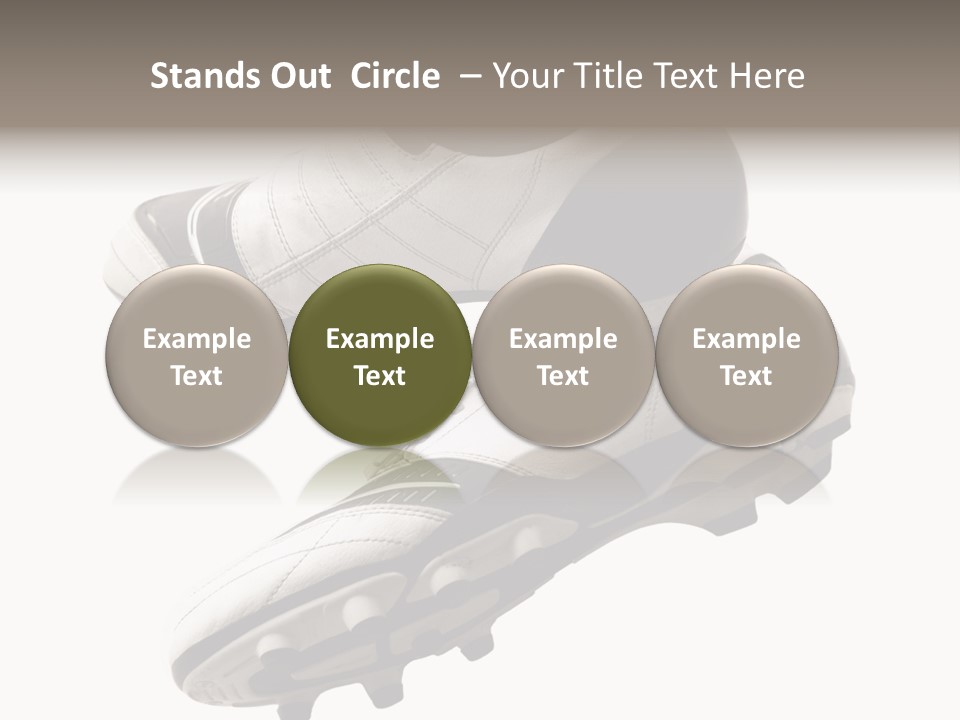 Competition Product Shoelace PowerPoint Template