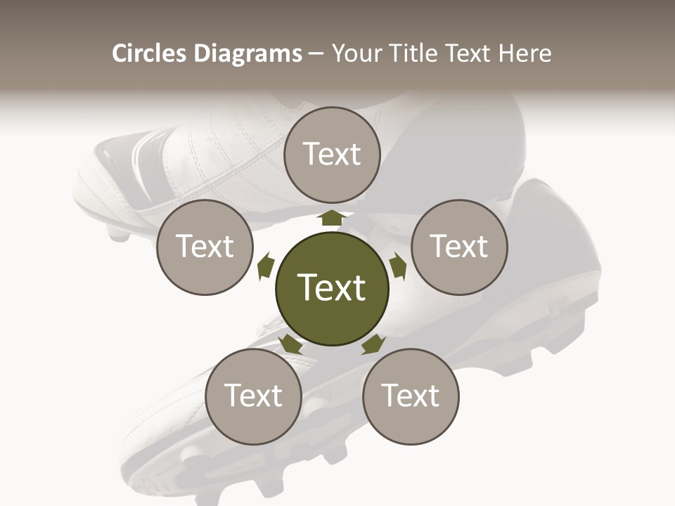 Competition Product Shoelace PowerPoint Template