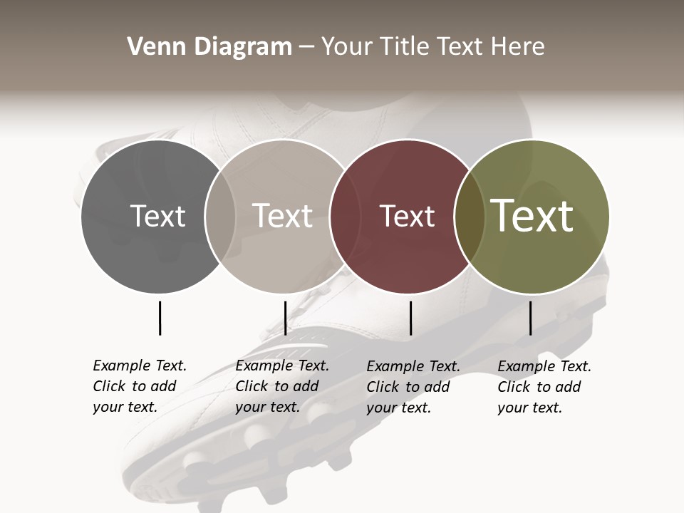 Competition Product Shoelace PowerPoint Template