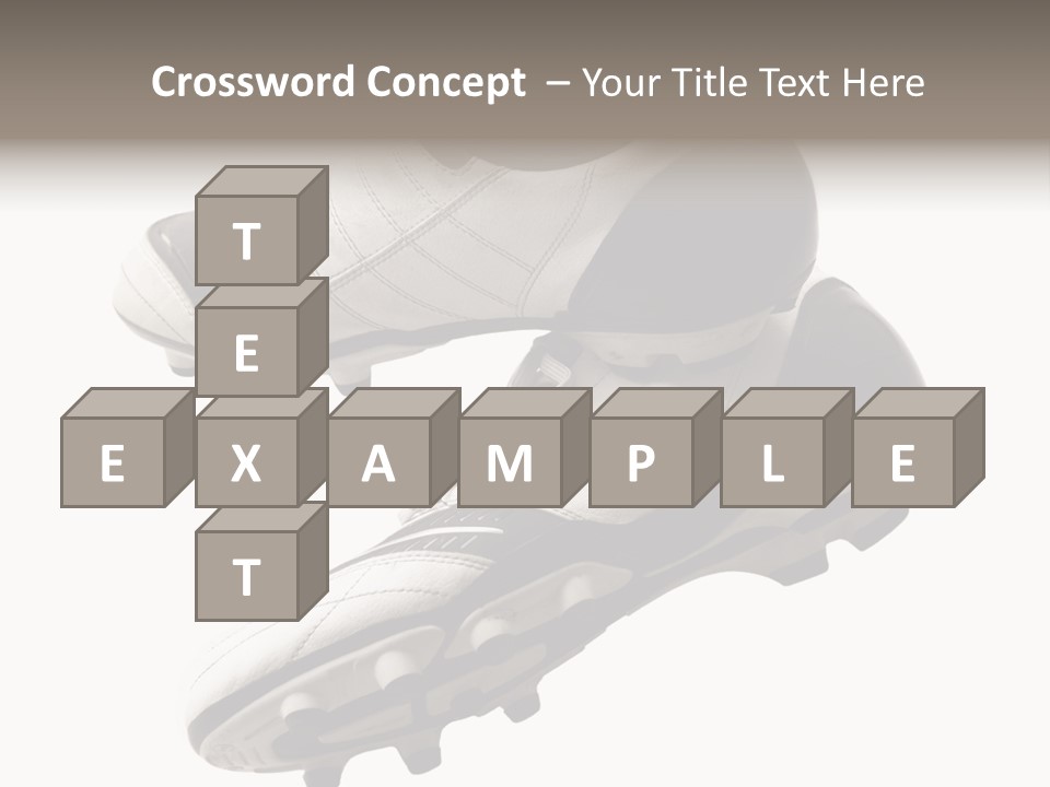 Competition Product Shoelace PowerPoint Template