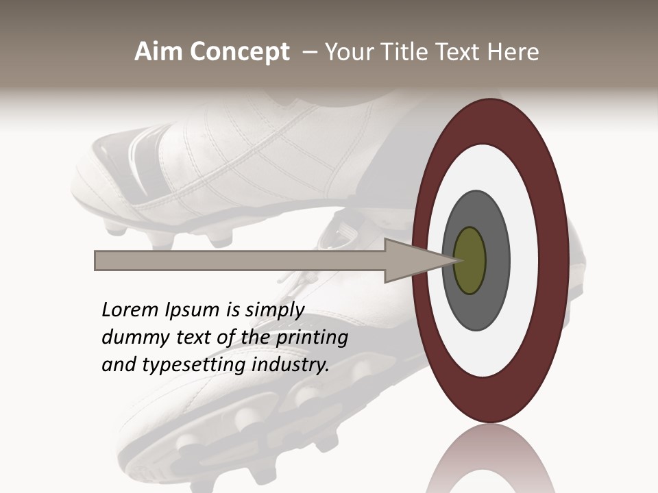 Competition Product Shoelace PowerPoint Template