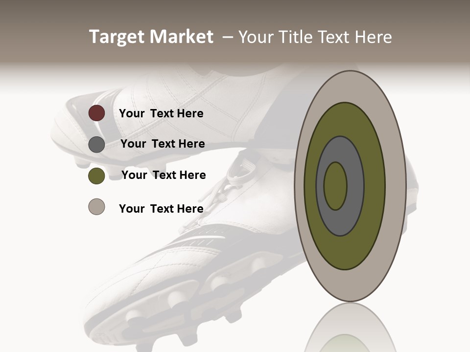 Competition Product Shoelace PowerPoint Template