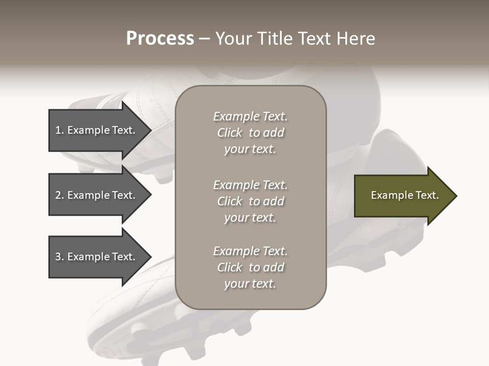 Competition Product Shoelace PowerPoint Template