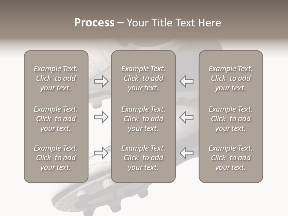 Competition Product Shoelace PowerPoint Template