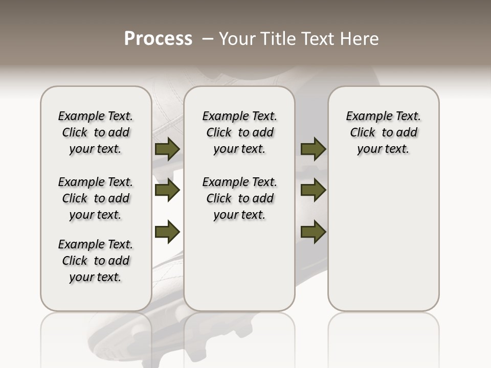 Competition Product Shoelace PowerPoint Template