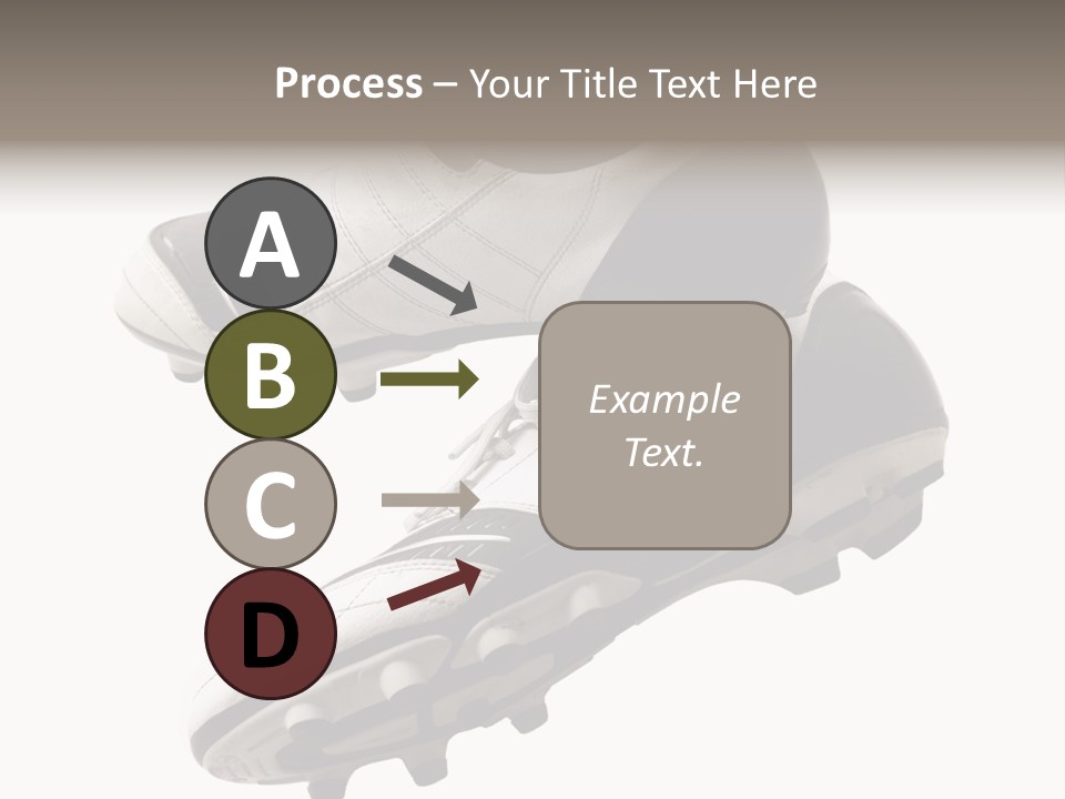 Competition Product Shoelace PowerPoint Template