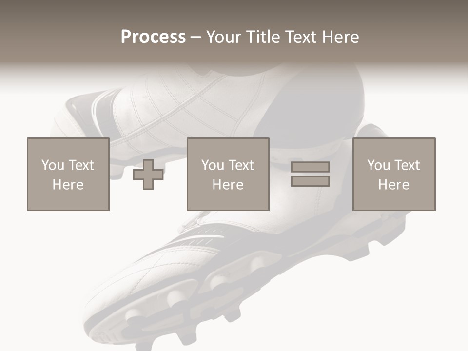 Competition Product Shoelace PowerPoint Template