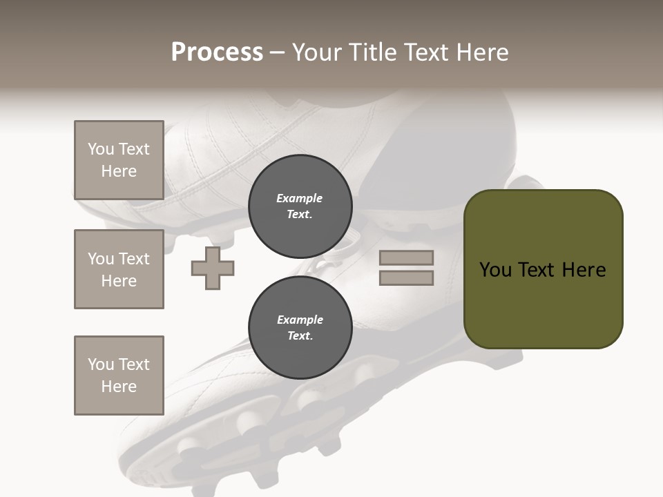 Competition Product Shoelace PowerPoint Template