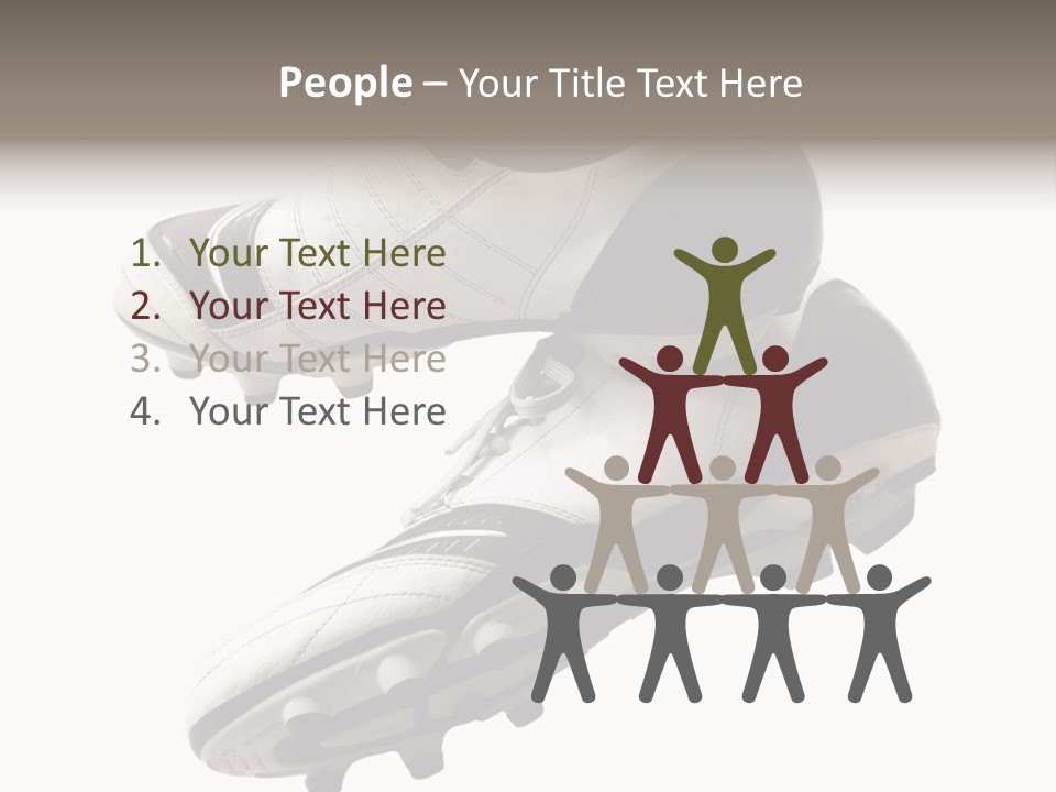 Competition Product Shoelace PowerPoint Template