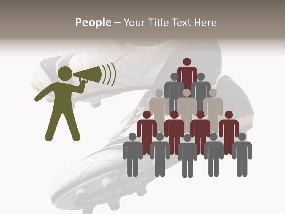 Competition Product Shoelace PowerPoint Template