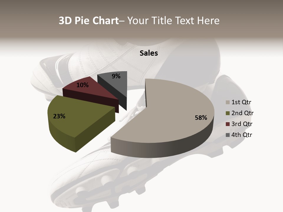 Competition Product Shoelace PowerPoint Template
