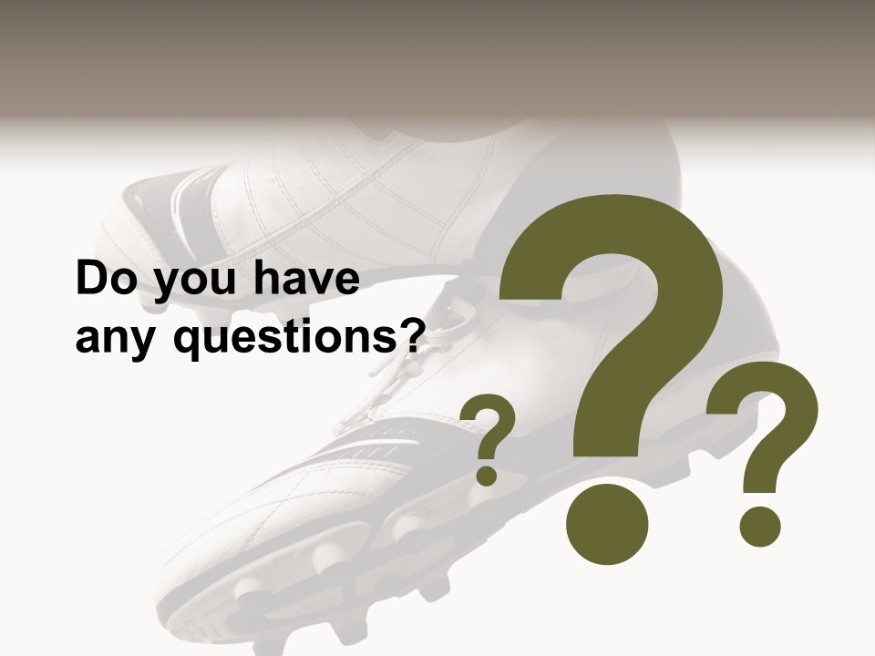 Competition Product Shoelace PowerPoint Template