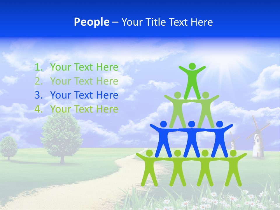 Meeting Humorou Teamwork PowerPoint Template