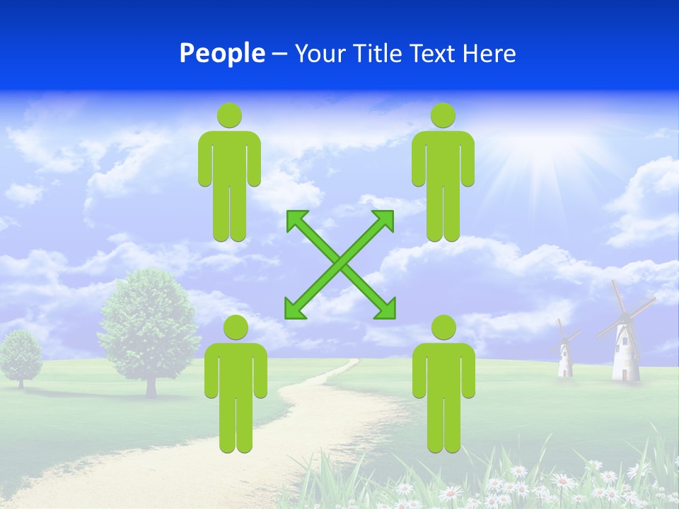 Meeting Humorou Teamwork PowerPoint Template