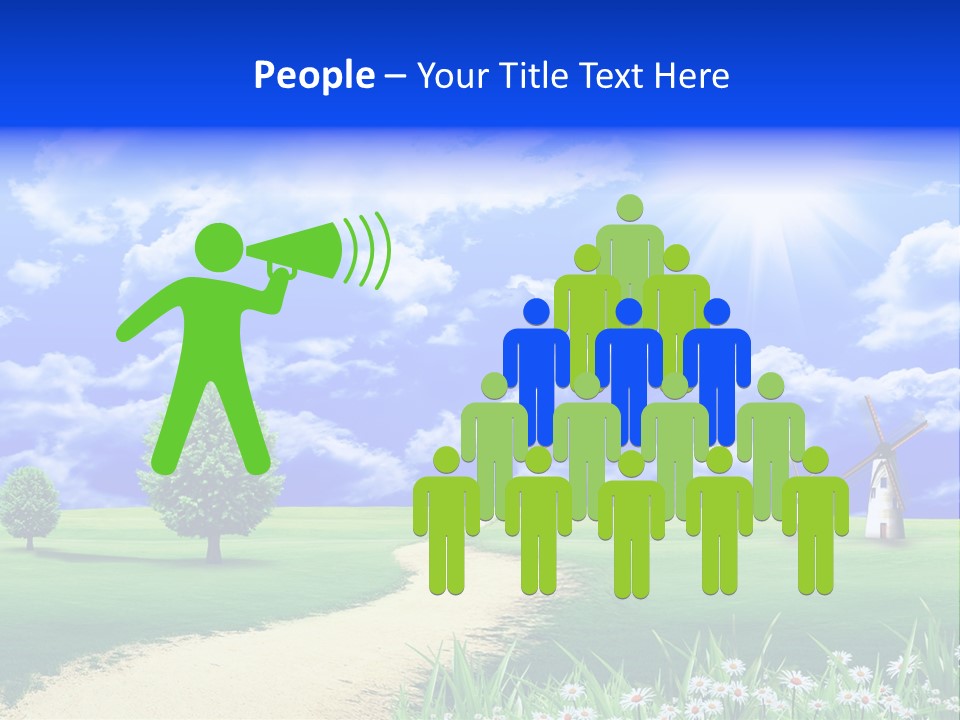 Meeting Humorou Teamwork PowerPoint Template