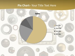 Cogwheel Background Rusty PowerPoint Template