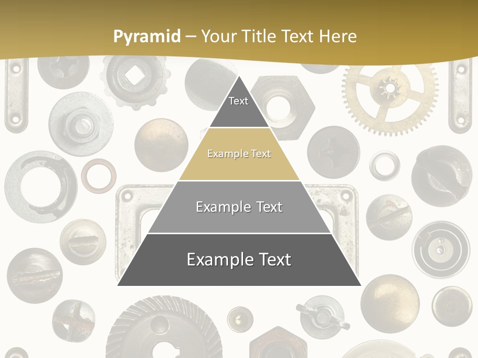Cogwheel Background Rusty PowerPoint Template