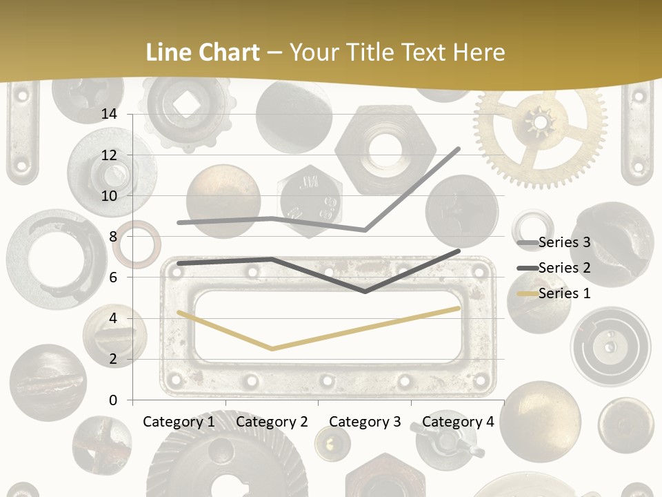 Cogwheel Background Rusty PowerPoint Template