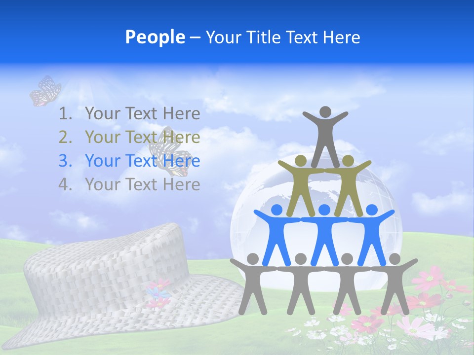 Conference Human Happy PowerPoint Template