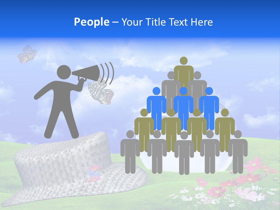 Conference Human Happy PowerPoint Template