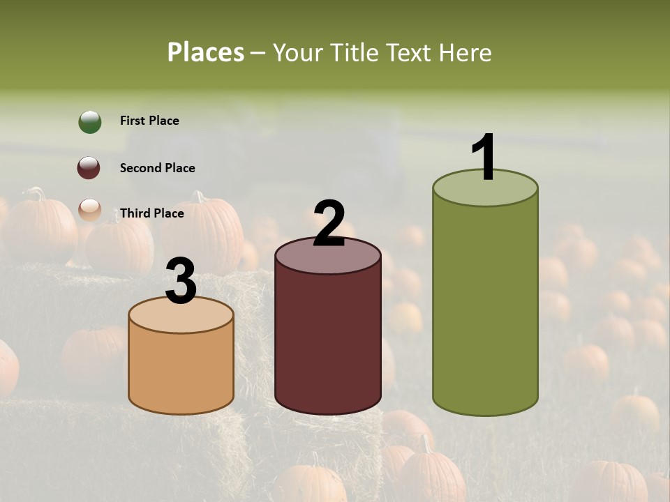 Tractor Antique Produce PowerPoint Template