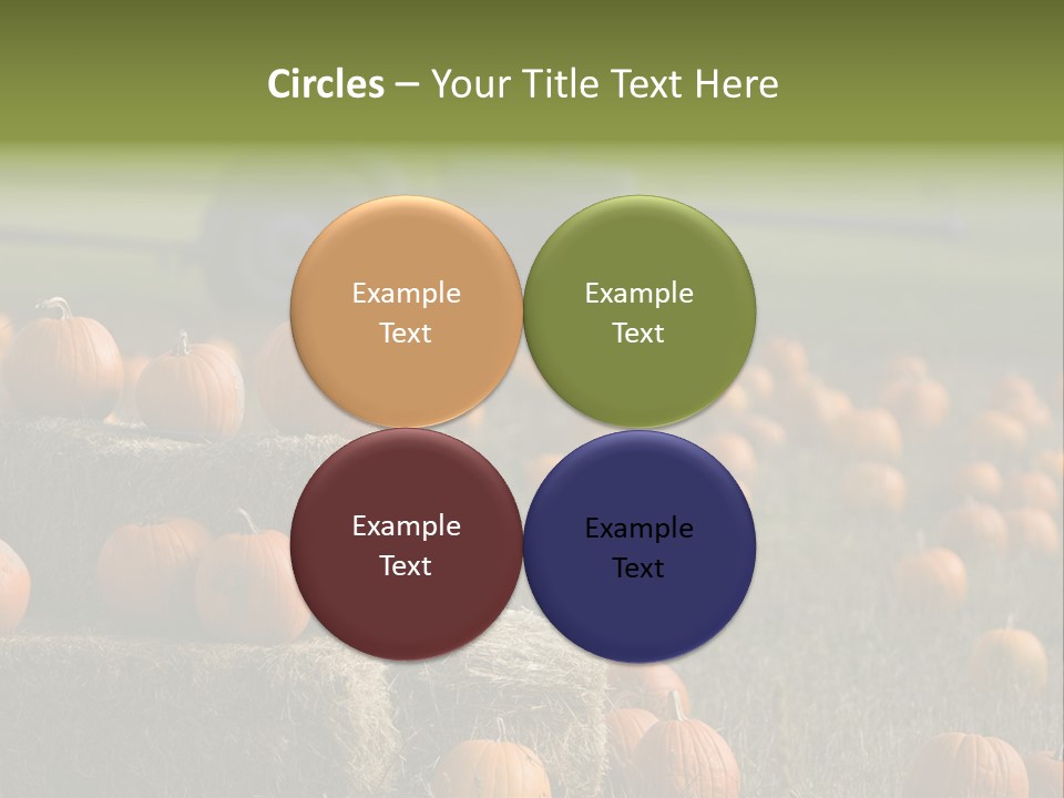 Tractor Antique Produce PowerPoint Template