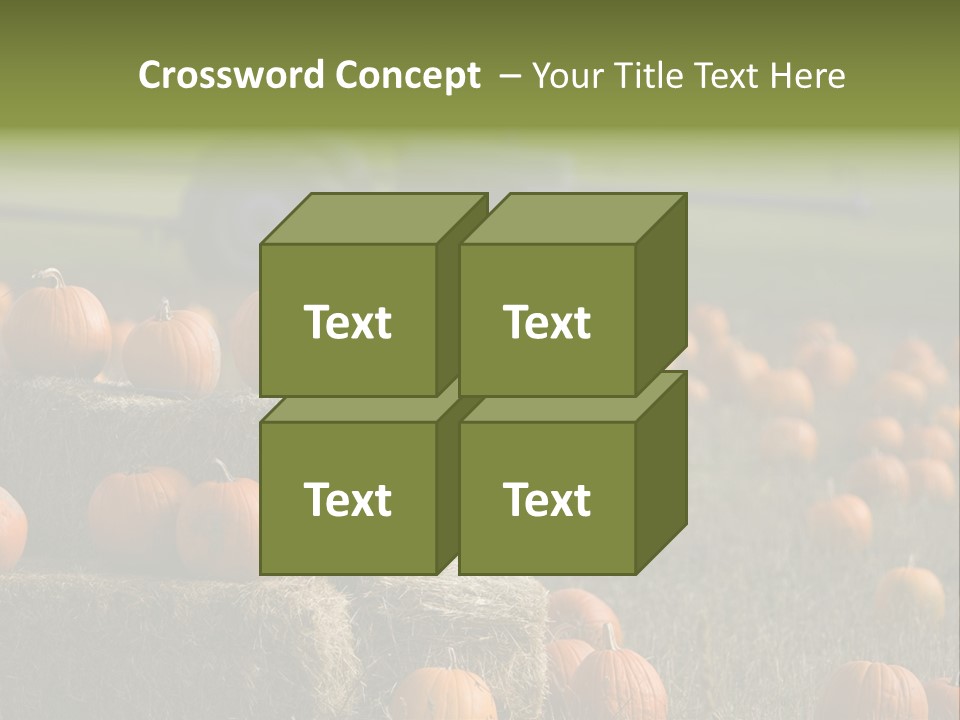 Tractor Antique Produce PowerPoint Template