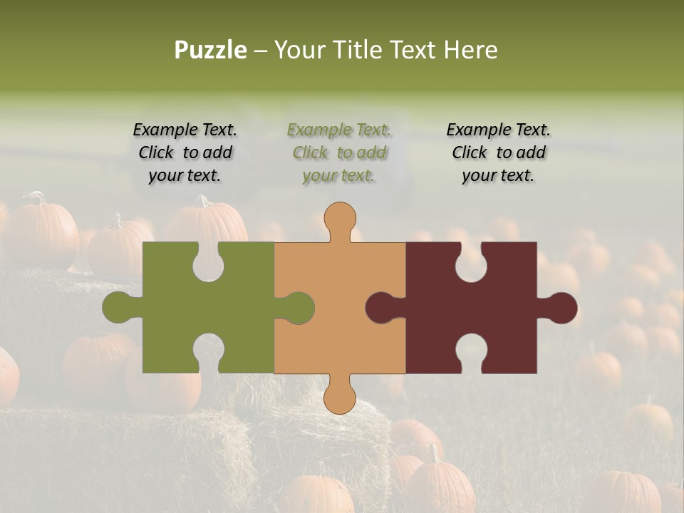 Tractor Antique Produce PowerPoint Template