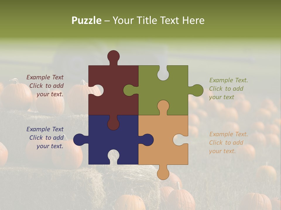 Tractor Antique Produce PowerPoint Template