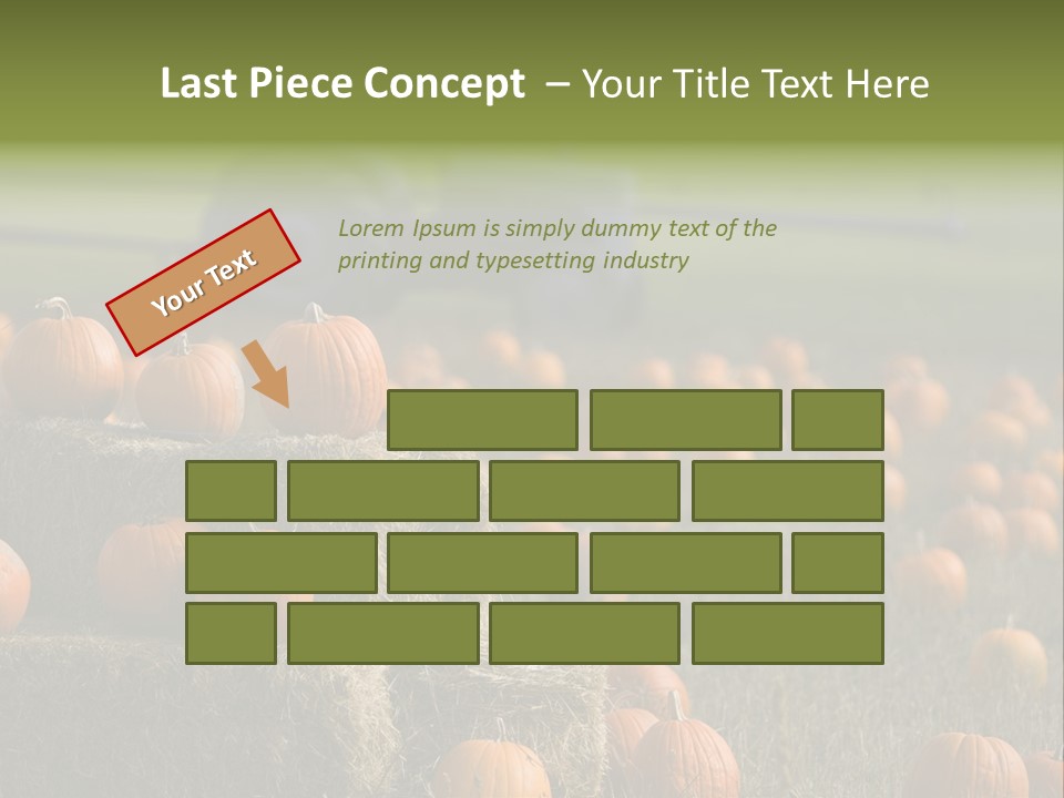 Tractor Antique Produce PowerPoint Template