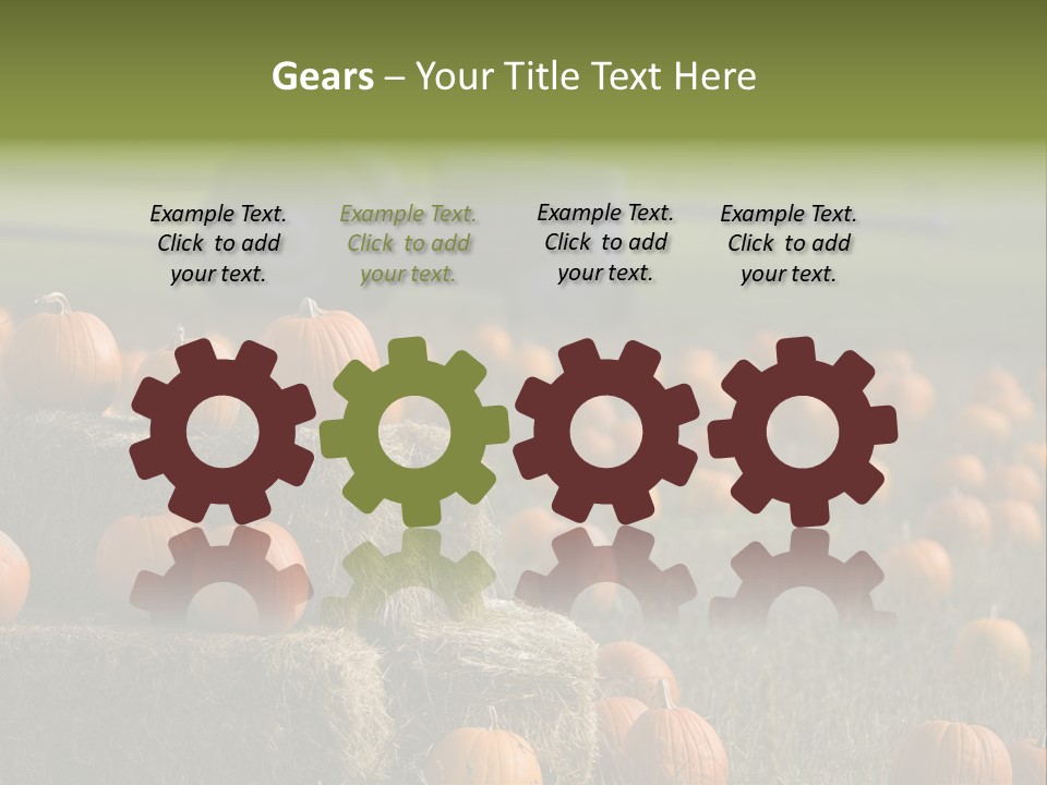 Tractor Antique Produce PowerPoint Template