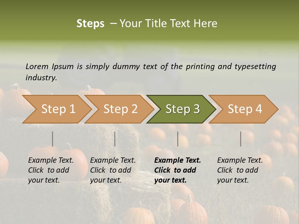 Tractor Antique Produce PowerPoint Template