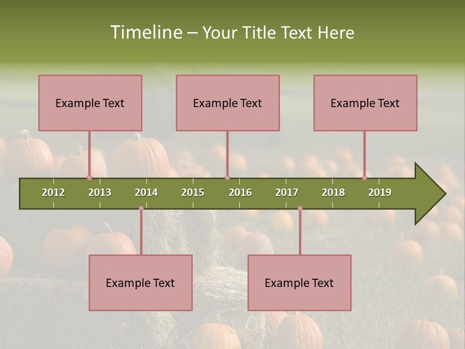 Tractor Antique Produce PowerPoint Template