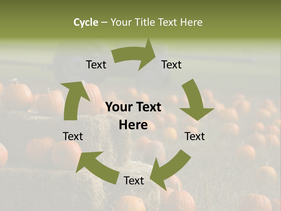Tractor Antique Produce PowerPoint Template