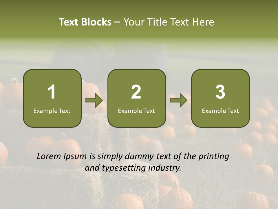 Tractor Antique Produce PowerPoint Template