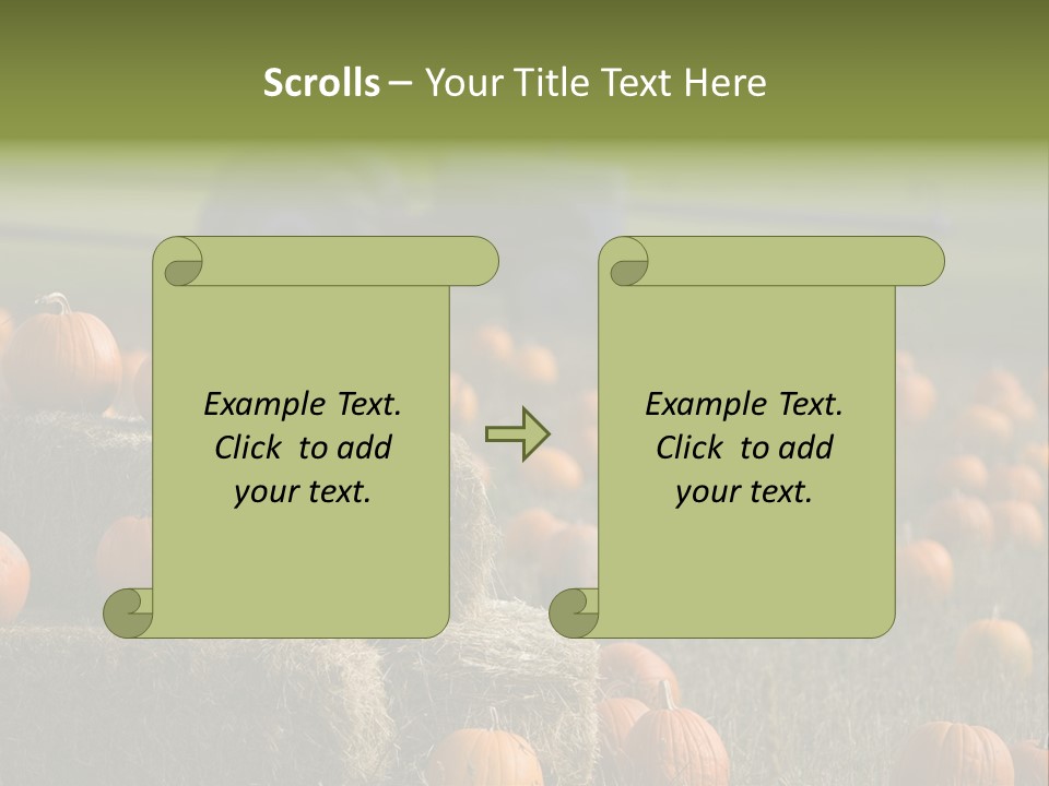 Tractor Antique Produce PowerPoint Template