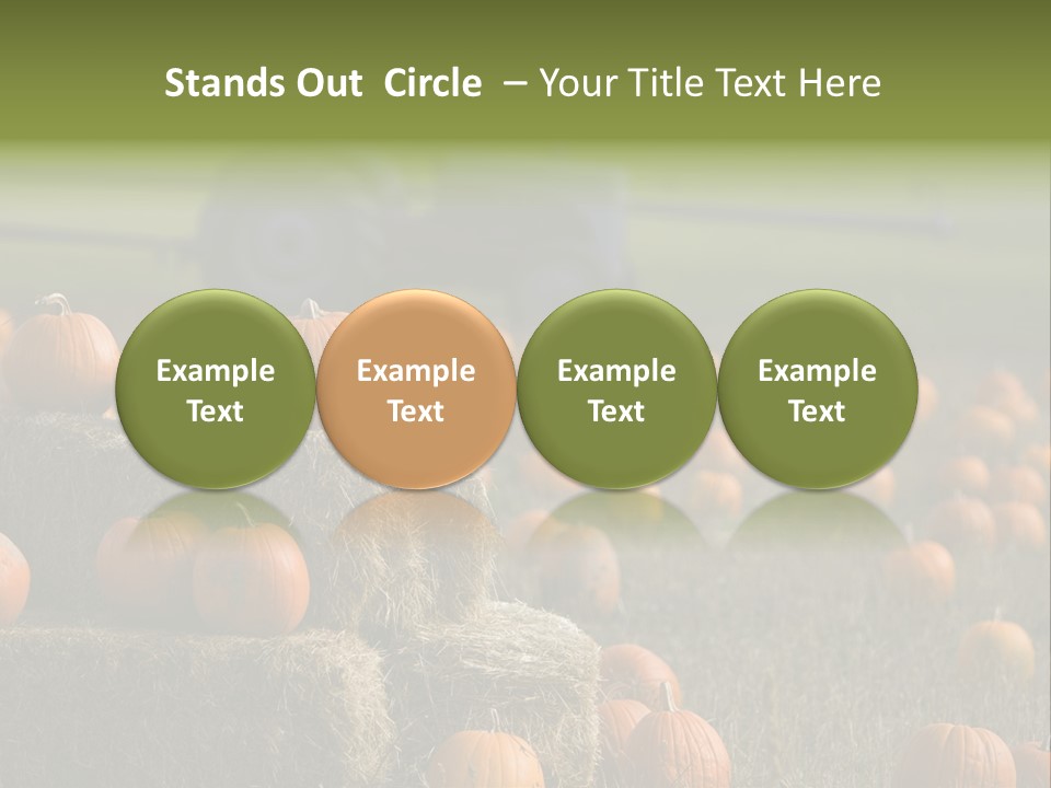 Tractor Antique Produce PowerPoint Template