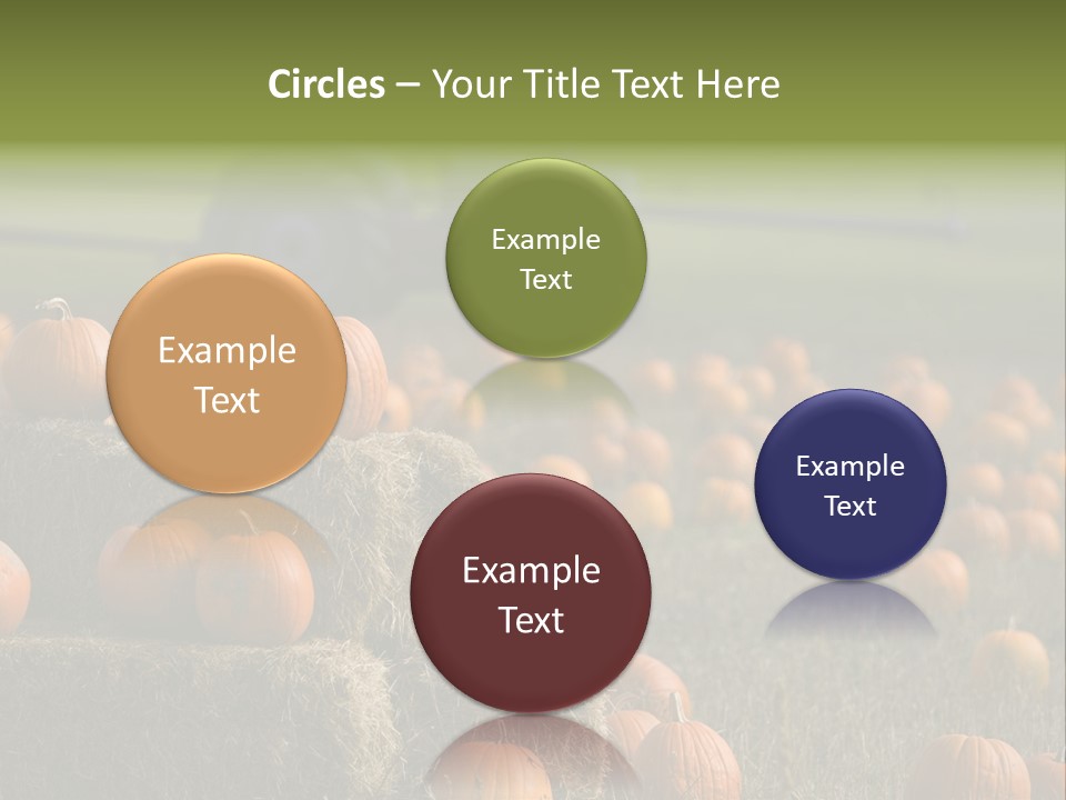 Tractor Antique Produce PowerPoint Template