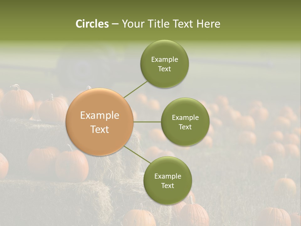 Tractor Antique Produce PowerPoint Template