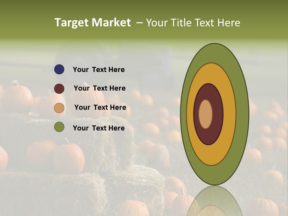 Tractor Antique Produce PowerPoint Template