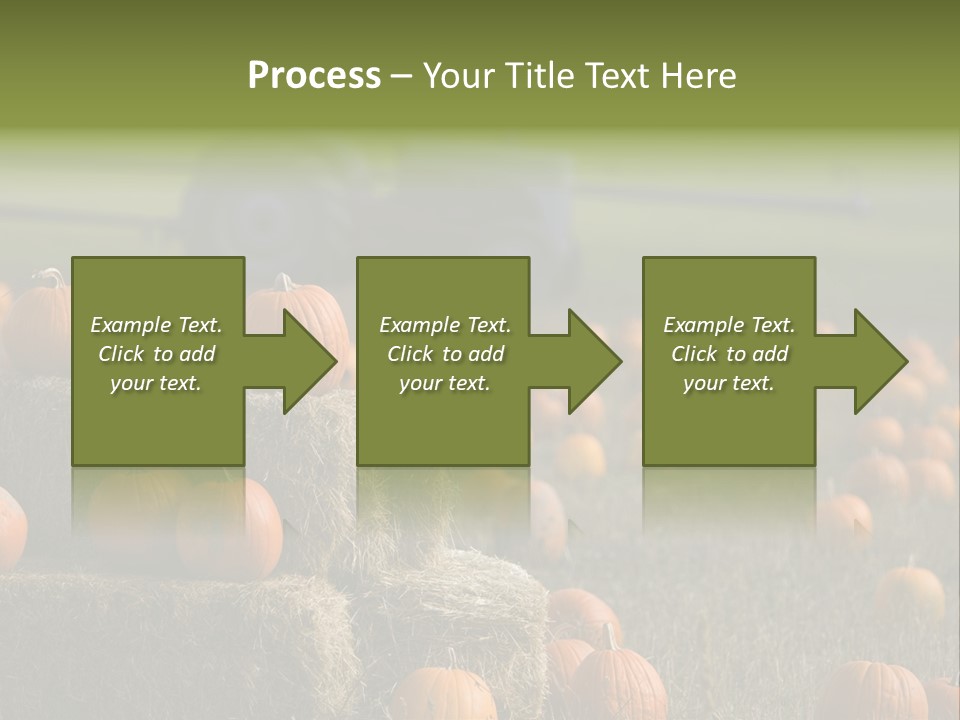 Tractor Antique Produce PowerPoint Template