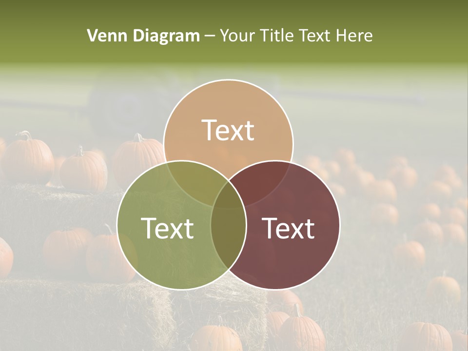 Tractor Antique Produce PowerPoint Template