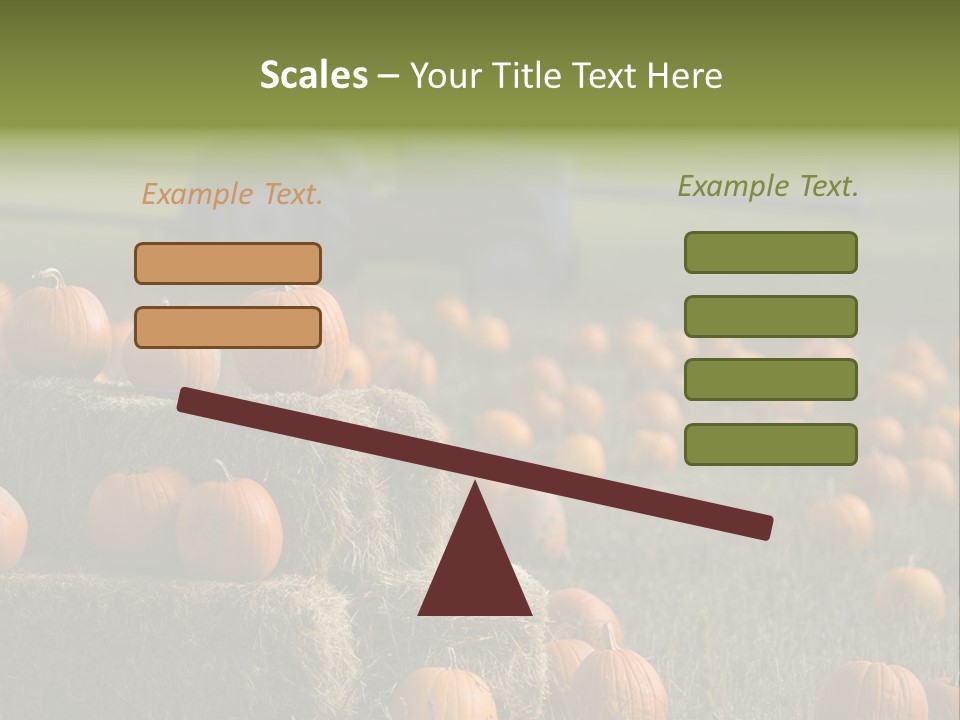 Tractor Antique Produce PowerPoint Template