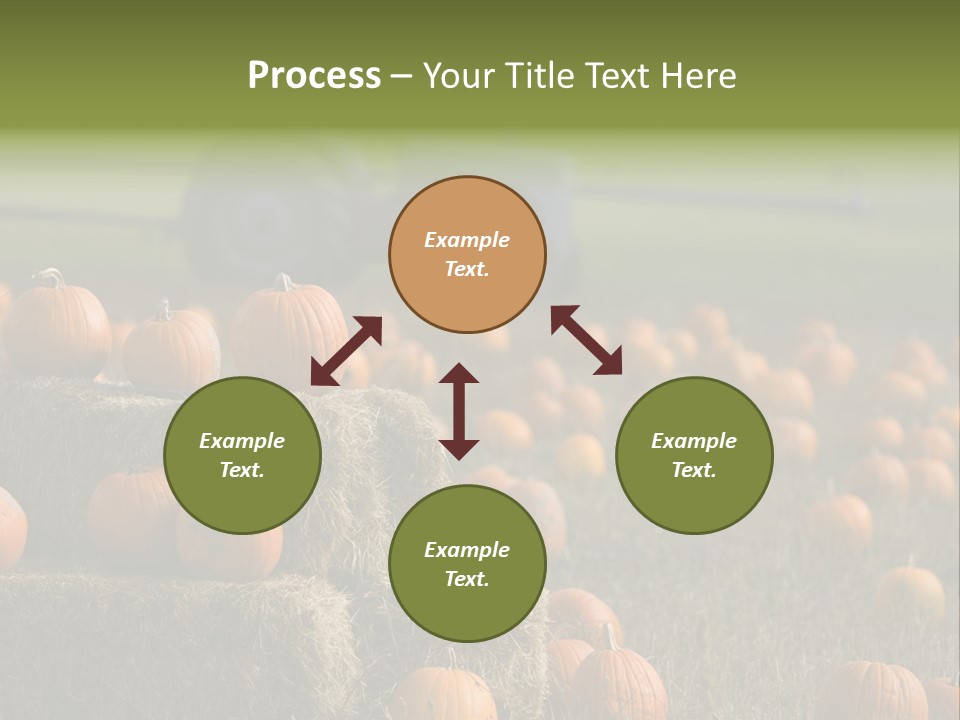 Tractor Antique Produce PowerPoint Template