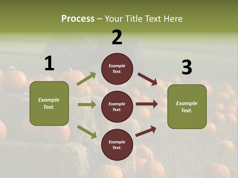 Tractor Antique Produce PowerPoint Template